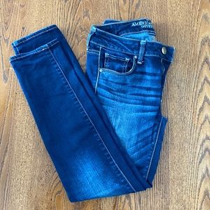 AE super stretch skinny jeans